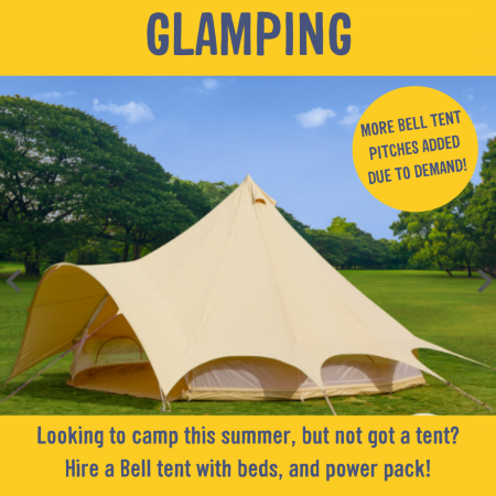 Summer Family Glamping: Bell Tent